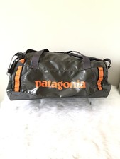 Patagonia Black Hole Duffel Bag 55L Shine Gray Orange- Backpack Waterproof Rare