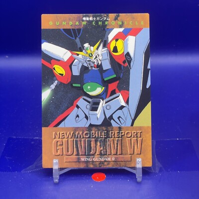 Gundam Chronicle Carddass Masters- Wing Gundam 0 -BANDAI 1996 made in JAPAN #02
