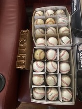 (24)New/Used leather baseballs.  Very good Wi...