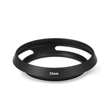 Short 52mm Lens Hood Sunshade Metal Universal 52 mm