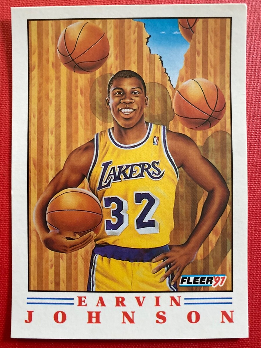 1991 Fleer Earvin 'Magic' Johnson #6 Basketball Card | eBay