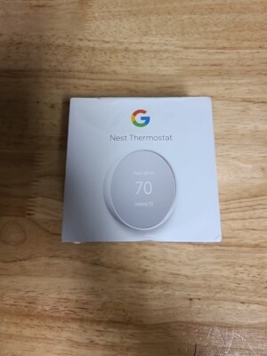Google Nest Thermostat - Open Box- White Model-GACVZ