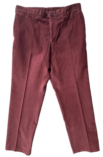 Incotex Slowear Men's Tapered Fit Black Flat Front Casual Pants US