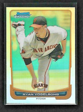 2012 Bowman Chrome Ryan Vogelsong Refractor San Francisco Giants