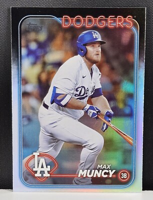 2024 Topps Series 1 Max Muncy Rainbow Foil Parallel #314 Los Angeles Dodgers