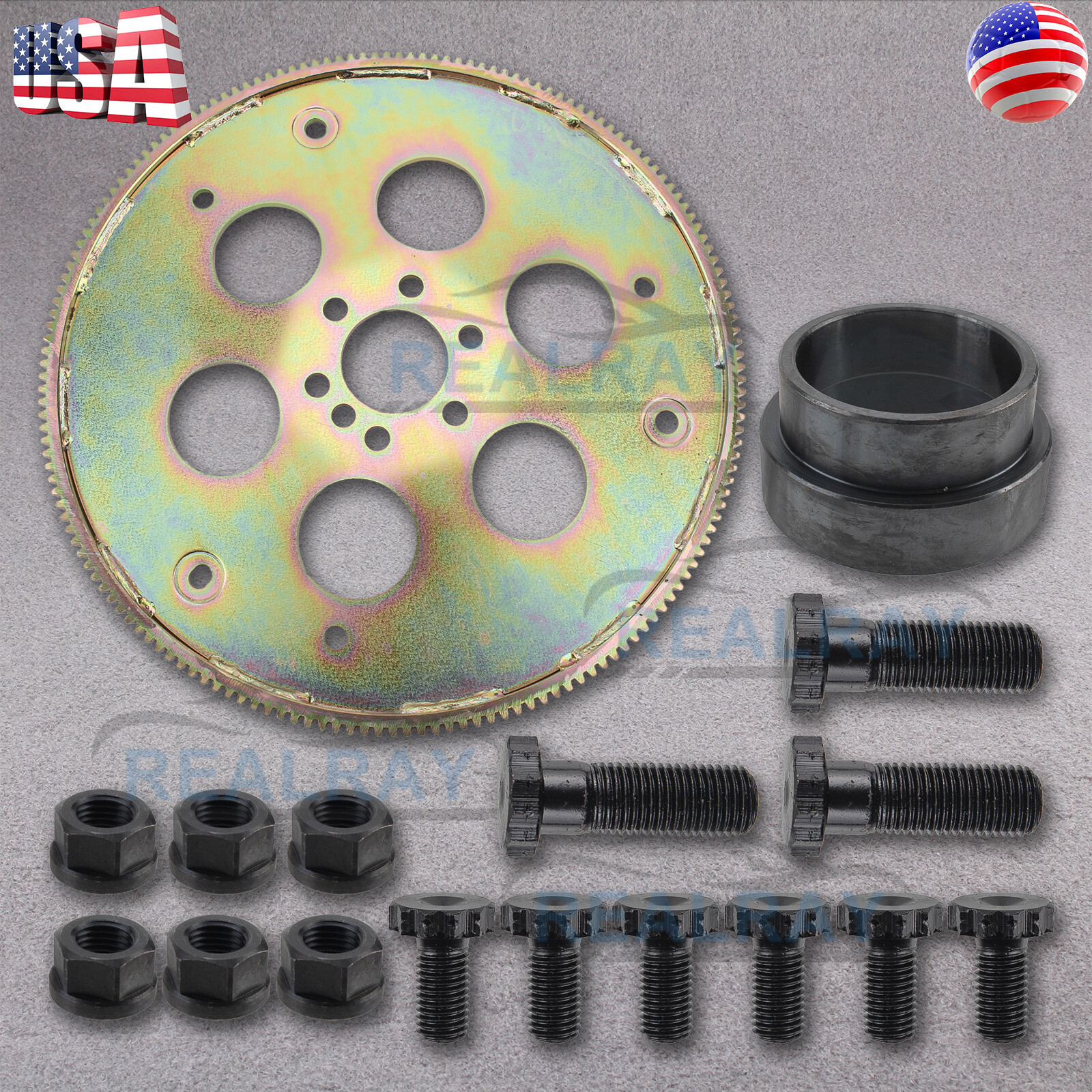 Adapter Flywheel Flexplate Compatible With LS1/LS2/LS6/4.8/5.3/6.0, Gen III LS Engines, For TH350/700R4/2004R/4L60/Powerglide Transmissions, Flexplates - Canada