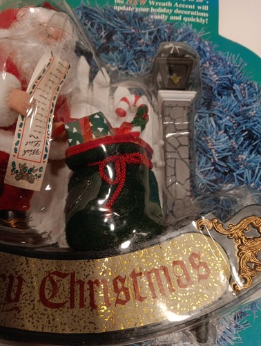 NOS Holiday Creations Corona Accento SACCO GIOCATTOLO di Babbo Natale Buon Natale - Foto 13 di 14