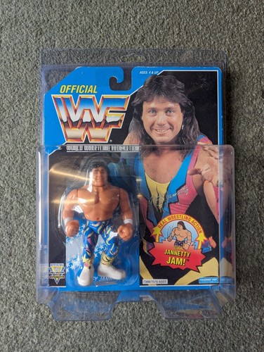 Hasbro WWF Series 10 Marty Jannetty on Card...