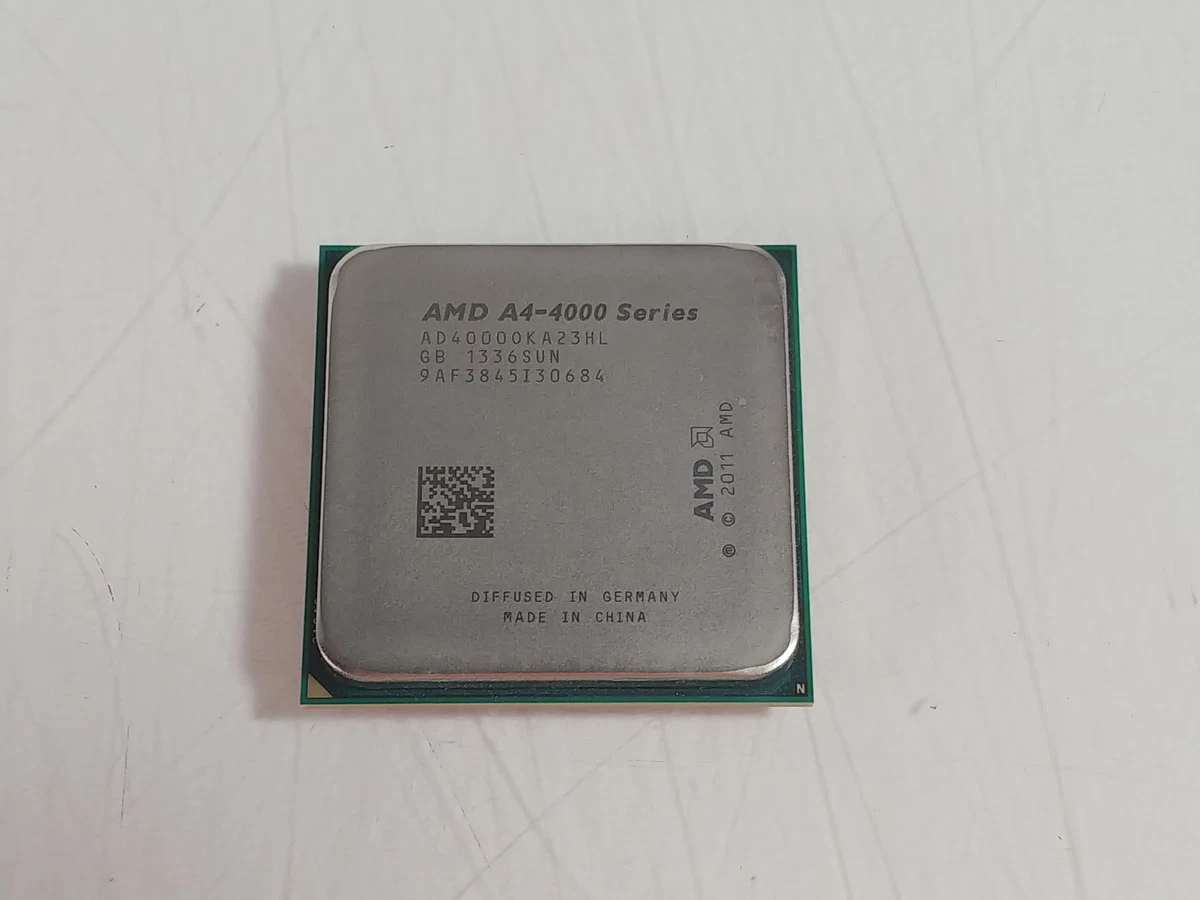 Lot of 2 AMD A4 4000 3.0 GHz Socket FM2 Desktop CPU AD4000OKA23HL