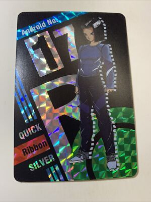 Android 17 Quick Silver Ribbon Dragon Ball Z Avengers ACG Anime Doujin Art Card