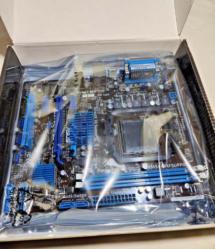 NEW Retail ASUS M5A78L-M LX PLUS AMD Socket AM3+ 942 DDR3 Micro ATX Motherboard - Picture 3 of 4