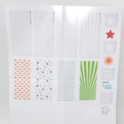 Diamond Press Summer Nesting Frames Slimline 833255 Cardmaking Flag Banner Hibsc — photo 7