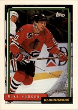 1992-93 Topps NHL Mike Hudson #172