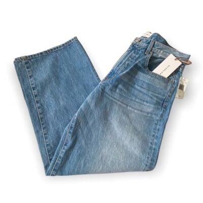 NWT SLVRLAKE Madison Wide Leg Cropped Jeans, Size 29