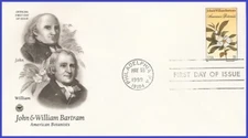 USA4 #3314 U/A PCS ARTCRAFT FDC   John & William Bartram s/a