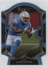 2020 Panini Select Concourse Light Blue Prizm Die-Cut Jason Moore #78 07rd