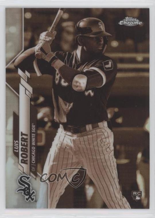 2020 Topps Chrome Sepia Refractor Luis Robert #60 03ns