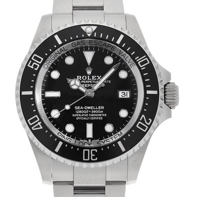 ROLEX Deep Sea SEA-DWELLER Etikett erhältlich 136660 schwarz Zufallszahl Seku...