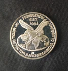 1 Troy Ounce Silver Round Federation Of Metal Detector