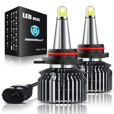 8-sides 360° 9005 HB3 LED Headlight Super Bright White 3000000LM High/Low Beam