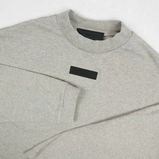 Fear of God Essentials Shirt Mens XS Gray Oversized Crewneck %100 Cotton Street