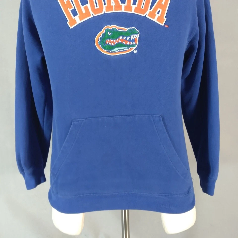 Adidas Florida Gators Sudadera con Capucha Suéter Juvenil Medio Azul Bordado Foto 3 de 4