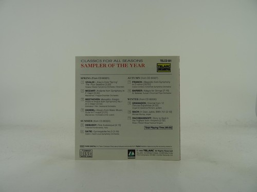 VARIOUS ARTISTS CLASSICS FOR SEASONS SAMPLER OF THE YEAR (134) 11 Track ...