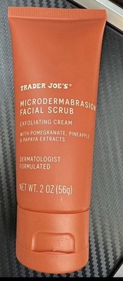 TRADER JOES NOURISH MICRODERMABRASION SCRUB! This will Leave Your Face Baby Soft