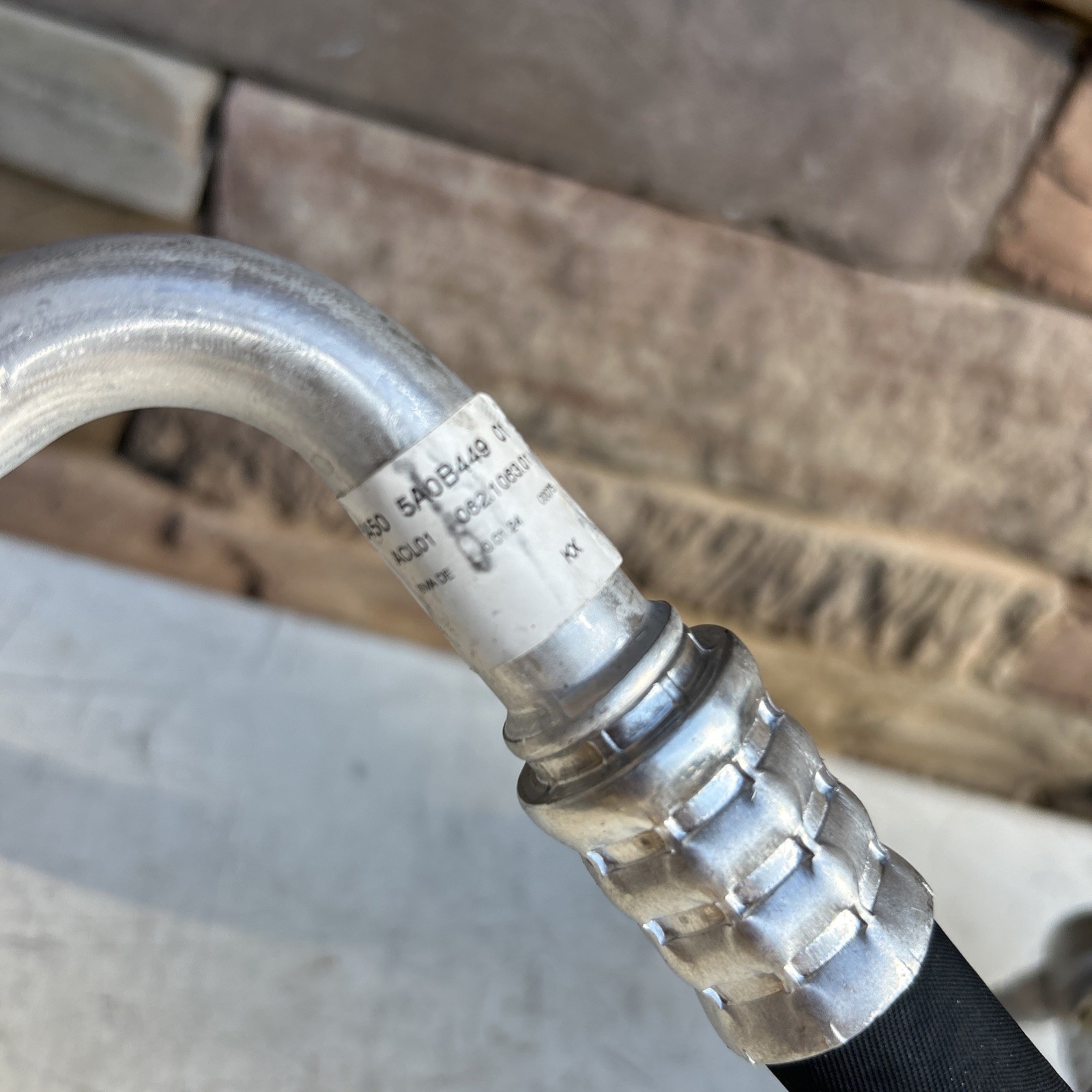 Rolls Royce Suction pipe evaporator Hose 64505A0B449 Oem