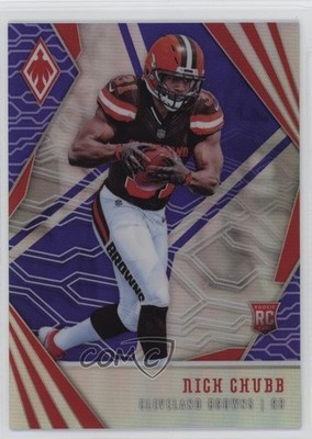 2018 Panini Phoenix Rookies Purple /149 Nick Chubb #113 Rookie RC 06gz