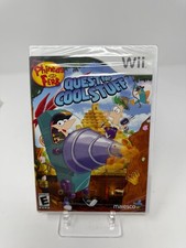 Phineas and Ferb Quest for Cool Stuff Wii New Partial Seal