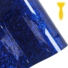 Geschmiedete Carbon Folie,150 * 30cm Selbstklebend Autofolie aus Vinyl,Forged Vi