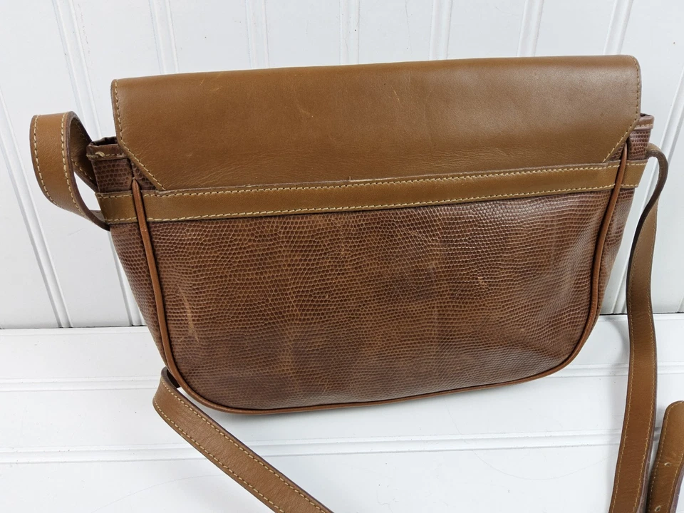 Vintage Nina Ricci Paris Snake Leather Shoulder Handbag Purse - Image 3 of 4