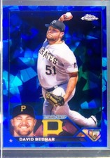 2023 Topps Chrome Sapphire Edition David Bednar #553 Pirates