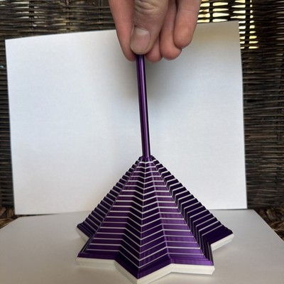 Expanded Sensory Fidget Star Toys 3D Printed, Handle Fractal Hexagon,Anti-Stress
