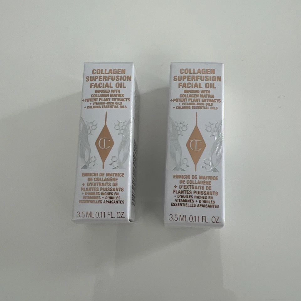 Charlotte Tilbury Collagen Superfusion Facial Oil Lot Of 2 (2X 3.5ml 2X0.11 oz ) - Image 2 of 4