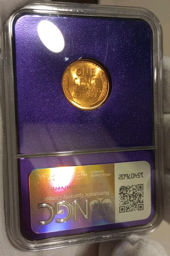 1947-D Lincoln Wheat Cent - NGC MS65 RD - TraderBea Purple Core | eBay