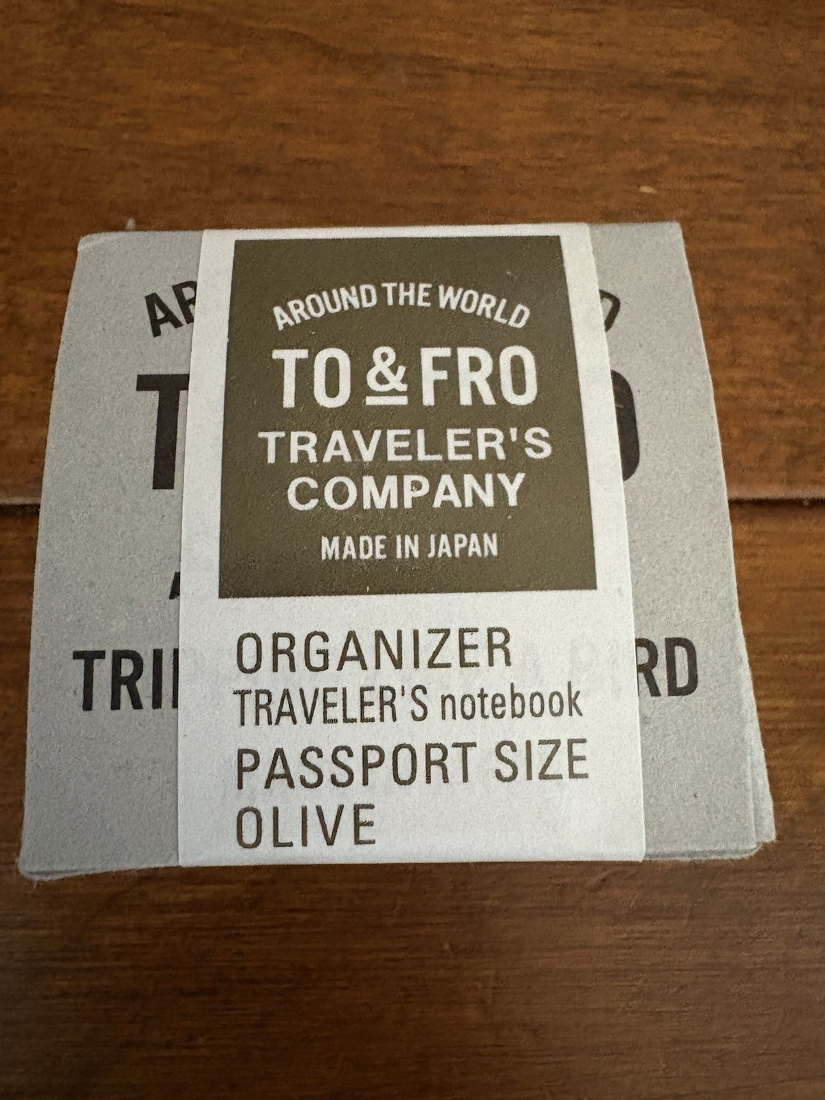 TO&FRO Traveler’s Company/Notebook Traveler’s Organizer/Passport/Olive