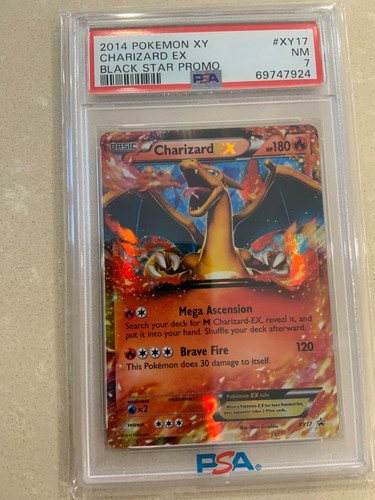 Charizard-EX graded PSA 7 for sale on eBay
