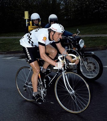 Phil Anderson races to victory at the 1983 Amstel Gold Race Cycling Old Photo