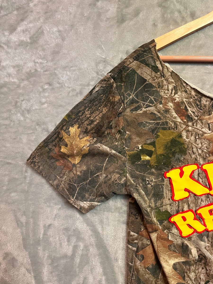 Kesha Records Joy Ride Y2K Style Reversible Graphic T-Shirt Camo Print Size M View 5