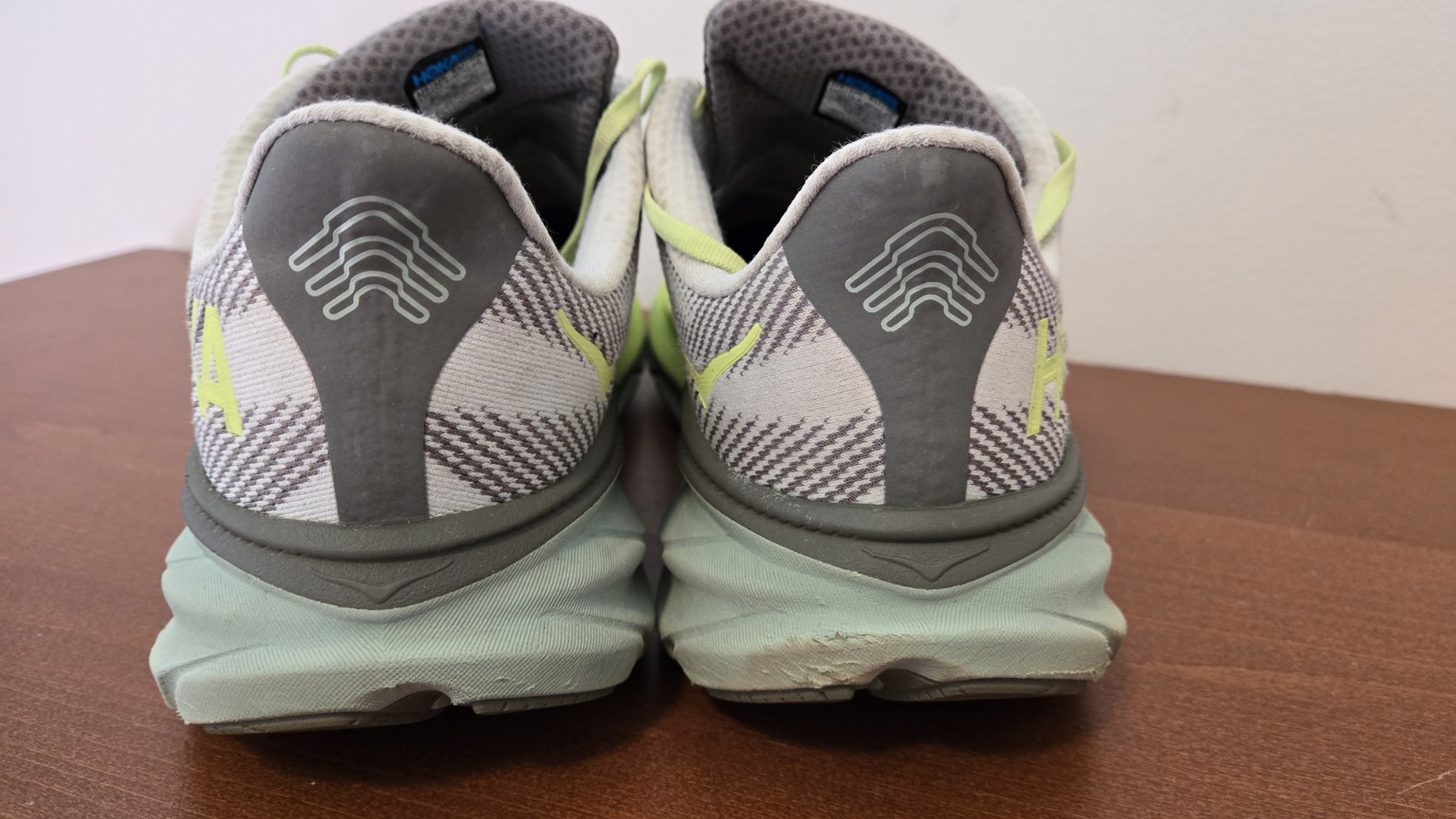 Hoka Clifton 9 GTX Slate Gray Aloe Vera Green RUNNING SHOES MENS SZ 11 D NICE!  thumbnail 4