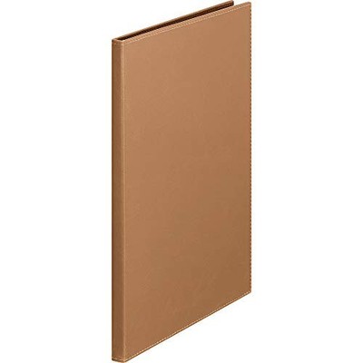 King Jim Clear Aktenleder Kunstleder 20 Taschen A4 Vertikal Camel