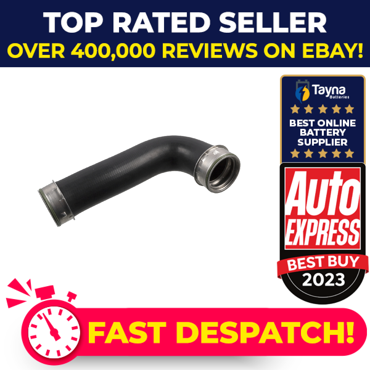 Turbo Hose fits SKODA SUPERB Mk2 1.9D 2.0D 08 to 15 Charger 1K0145834B Febi New
