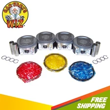 Engine Pistons and Rings Fits 07-12 Nissan Cube Versa 1.8L DOHC 16v MR18DE
