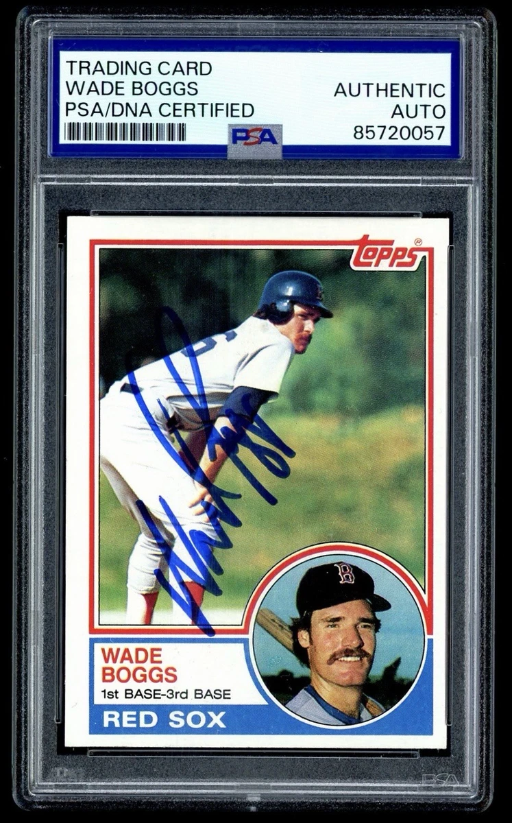 Wade Boggs Autograph Baseball Cards for sale | eBay