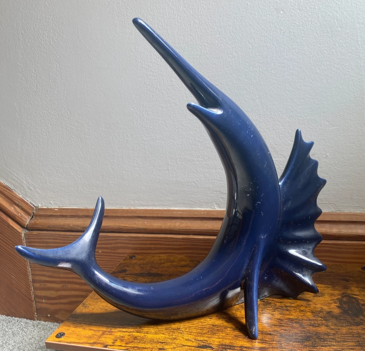 ブルー  マーリン  オブジェ   外国製 Marlin Sculpture In Art Sculptures for sale | eBay