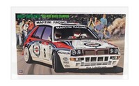 Hasegawa 25015-SCR15 Lancia - Delta HF Ungeschnitten Martini N 3 Rally Tour De