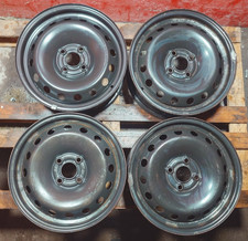 4x Stahlfelge FIat 6Jx 15 Zoll ET43 4x100 Punto Evo / Grande Punto 2002-2018