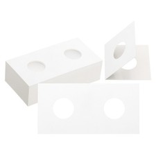 2 x 2 Coin Flips, 100 Pack 20.5mm Cardboard Coin Holder Paper Coin Holders